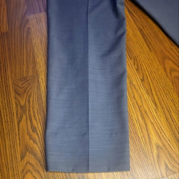 Gala G Men’s Dress Pants 50% Wool Blend charcoal grey–Size 34 Made In Canada A89 - Picture 7 of 9